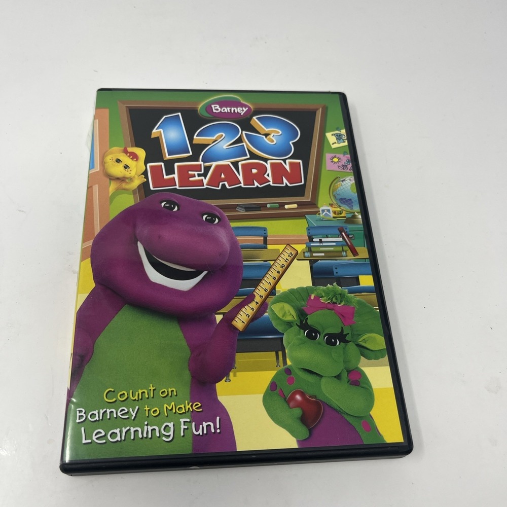 Barney: 1-2-3 Learn DVD 1990s Children